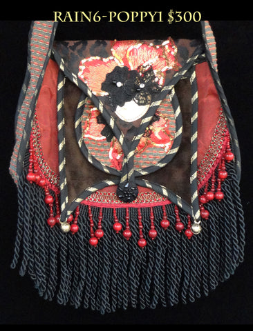* RAIN BAG 6- Poppy1- $300