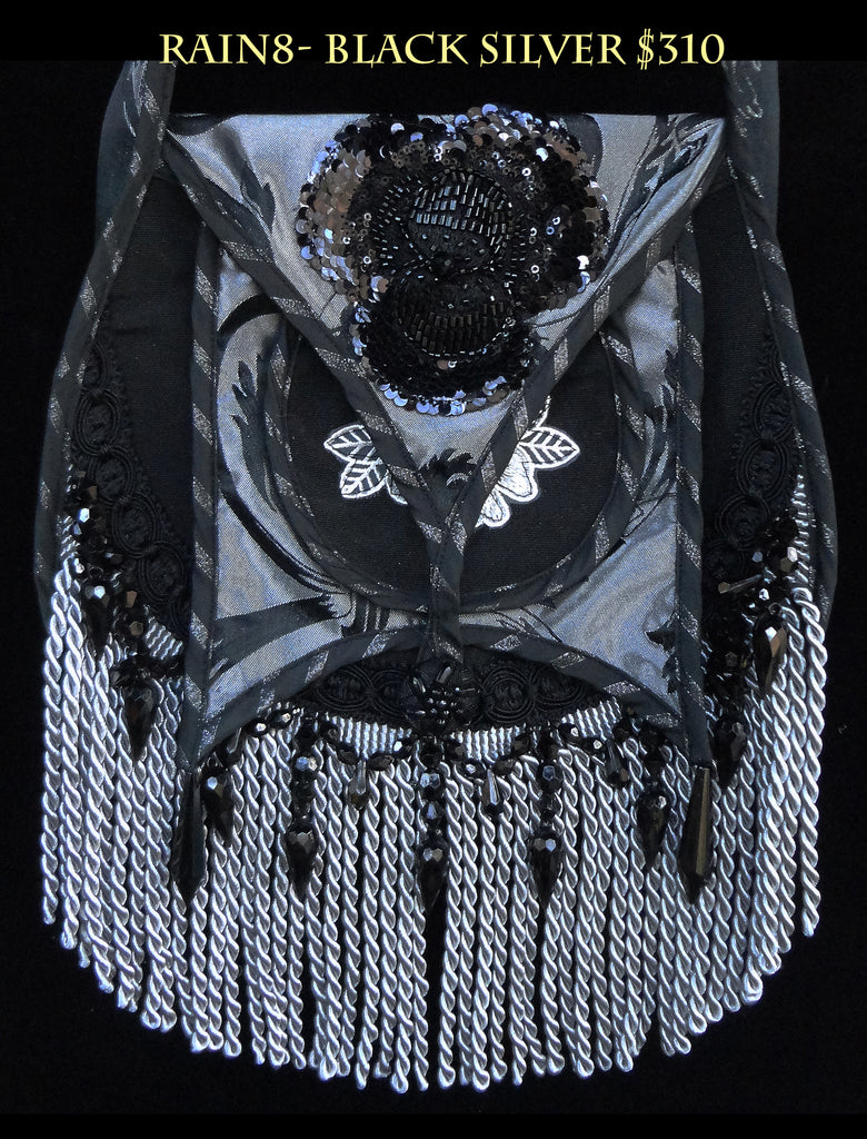 * RAIN BAG 8- Black Silver- $310