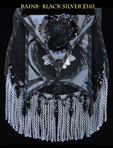 * RAIN BAG 8- Black Silver- $310
