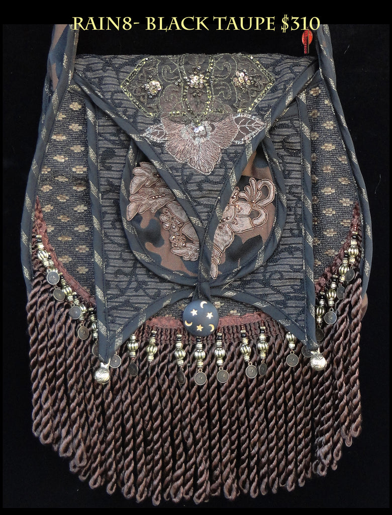 * RAIN BAG 8- Black Taupe- $310