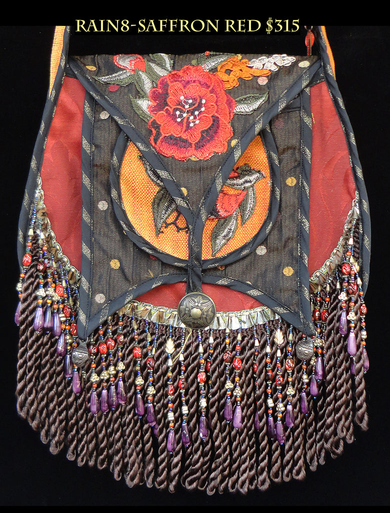 * RAIN BAG 8- Saffron Red- $315