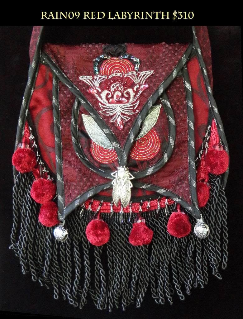 * RAIN BAG 9 Red Labyrinth- $310