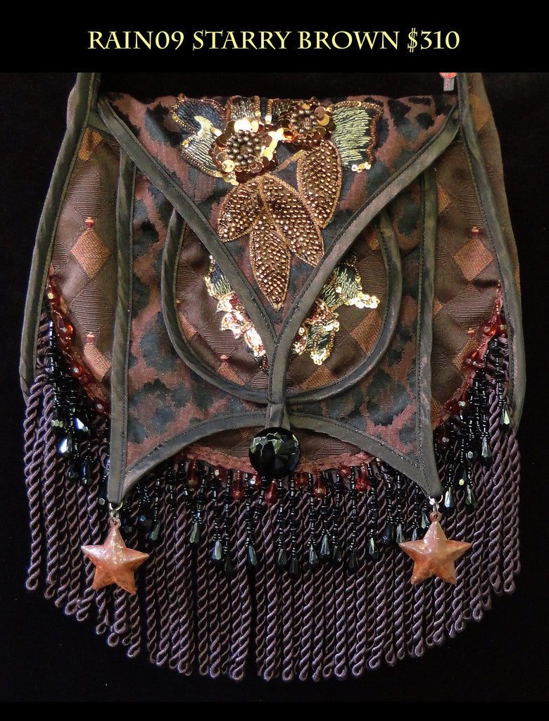 * RAIN BAG 9 Starry Brown- $310