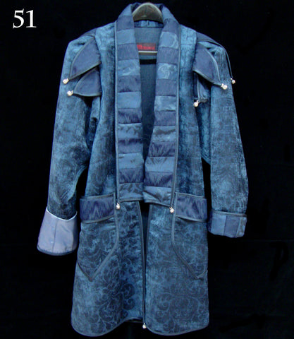 Men Denim Trench Coat